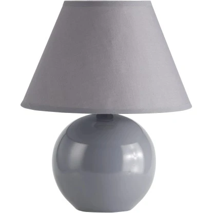 Tischleuchte Keramik Grau 2 Tischleuchte Keramik Grau – Bild 2