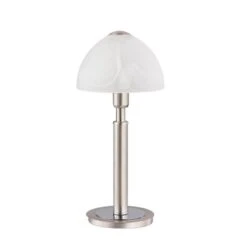 Paul Neuhaus Halogen Tischleuchte Verona Stahl