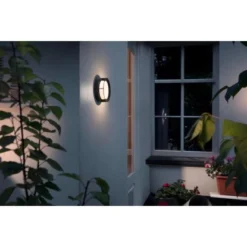 Philips MyGarden Actea LED-Wandleuchte Schwarz