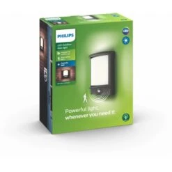 Philips LED-Außenwandleuchte Samondra Mit Bewegungsmelder -Globo Deutschland Verkaufsgeschäft 8718696165942 4795 02