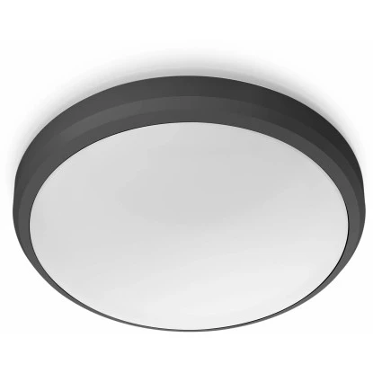 Philips Doris LED-Deckenleuchte Schwarz 6W 4000K 2 Philips Doris LED-Deckenleuchte Schwarz 6W 4000K – Bild 2