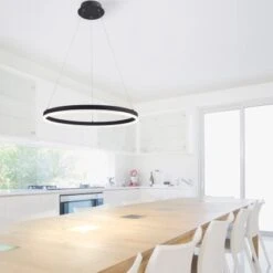 Paul Neuhaus LED-Pendelleuchte Titus Anthrazit Ø 60 Cm -Globo Deutschland Verkaufsgeschäft 890053 2426 3