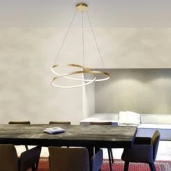 Paul Neuhaus LED-Pendelleuchte Roman Gold -Globo Deutschland Verkaufsgeschäft 890055 2426 3