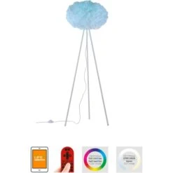 Leuchten Direkt LED-Stehleuchte LOLAsmart-Naomi Weiß 17 Leuchten Direkt LED-Stehleuchte LOLAsmart-Naomi Weiß -Globo Deutschland Verkaufsgeschäft 890241 2426 2