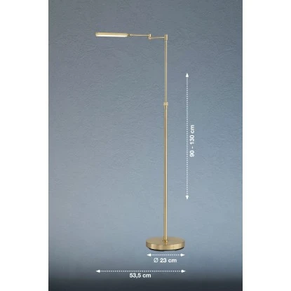 Fischer & Honsel LED-Stehleuchte Nami 1x 6 W Gold 730 Lm 3 Fischer & Honsel LED-Stehleuchte Nami 1x 6 W Gold 730 Lm – Bild 3