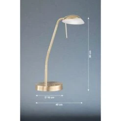 Fischer & Honsel LED-Tischleuchte Pool TW 1x 5 W Gold 530 Lm -Globo Deutschland Verkaufsgeschäft 891066 1546 5