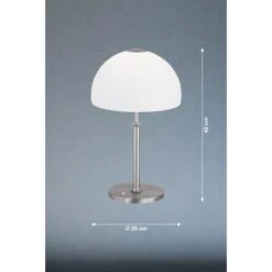 Fischer & Honsel LED-Tischleuchte Avignon 1x 13 W Weiß-Nickel 1500 Lm -Globo Deutschland Verkaufsgeschäft 891068 1546 3