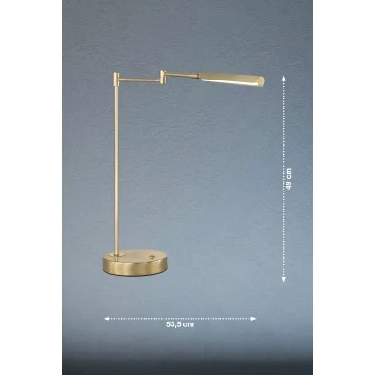 Fischer & Honsel LED-Tischleuchte Nami 1x 6 W Gold 730 Lm 2 Fischer & Honsel LED-Tischleuchte Nami 1x 6 W Gold 730 Lm – Bild 2