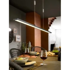 Fischer & Honsel LED-Pendelleuchte Metz TW 1x 29 W Schwarz 3300 Lm -Globo Deutschland Verkaufsgeschäft 891133 1546 9