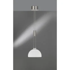 Fischer & Honsel LED-Pendelleuchte Avignon 1x 9 W Weiß-Nickel 1000 Lm -Globo Deutschland Verkaufsgeschäft 891150 1546 4