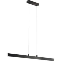 Fischer & Honsel LED-Pendelleuchte Orell 1x 24 W Schwarz 3500 Lm