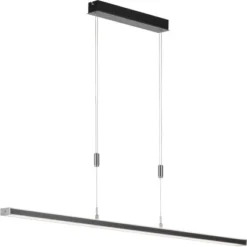 Fischer & Honsel LED-Pendelleuchte Vitan TW 1x 23 W Schwarz 5700 Lm