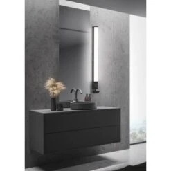 Trio LED-Wandleuchte Piera 55 Mm X 1.190 Mm X 70 Mm Schwarz Matt -Globo Deutschland Verkaufsgeschäft 891257 2451 7