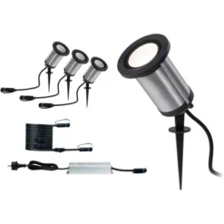 Paulmann Outdoor P&S Spot Classic Anthrazit 3000K 6W 24V IP65 Starterset -Globo Deutschland Verkaufsgeschäft 895095 2425
