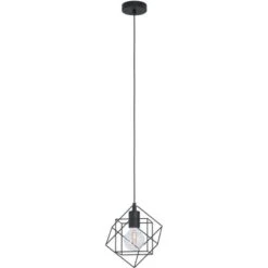 Eglo Hängeleuchte Straiton 1-flammig Schwarz E27 60 W 5 Eglo Hängeleuchte Straiton 1-flammig Schwarz E27 60 W -Globo Deutschland Verkaufsgeschäft 9002759433581 3539 S 0001