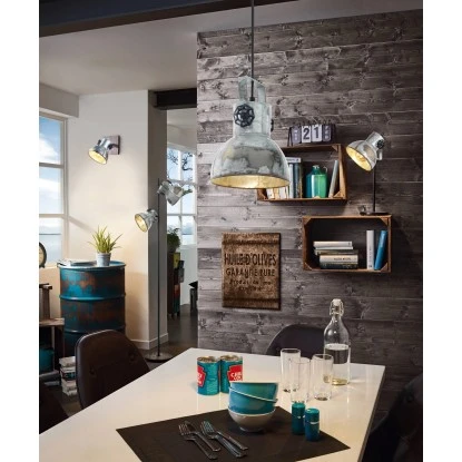 Eglo Tischleuchte Barnstaple 1-flammig Patina-Schwarz E27 40 W 5 Eglo Tischleuchte Barnstaple 1-flammig Patina-Schwarz E27 40 W – Bild 5