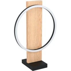Eglo LED Tischleuchte Boyal Schwarz-Braun 1 X 12 W