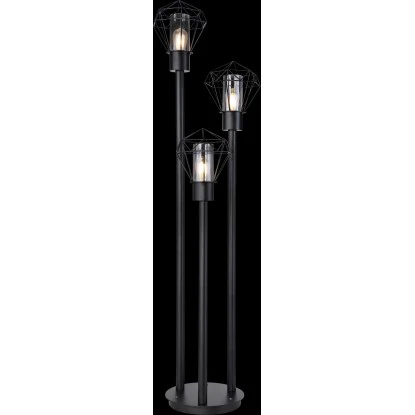 Globo Außenleuchte Horace 3-flammig Schwarz 442 X 445 X 1700 Mm 4 Globo Außenleuchte Horace 3-flammig Schwarz 442 X 445 X 1700 Mm – Bild 4