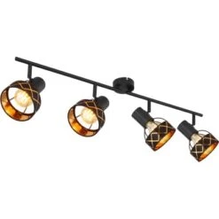 Globo Strahler Blanca 4-flammig Schwarz 800 X180 Mm 14 Globo Strahler Blanca 4-flammig Schwarz 800 X180 Mm -Globo Deutschland Verkaufsgeschäft 9007371416523 3749 S 02