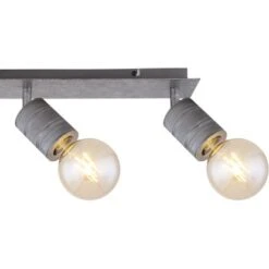 Globo Strahler Freddy 4-flammig Silber 800 X 100 X 160 Mm -Globo Deutschland Verkaufsgeschäft 9007371418503 3749 CU 01