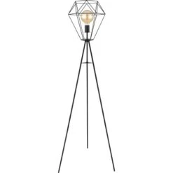 Globo Stehlampe Priska 1-flammig Schwarz Matt 690 X 1600 Mm -Globo Deutschland Verkaufsgeschäft 9007371420919 3749 S 03