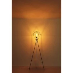 Globo Stehlampe Priska 1-flammig Schwarz Matt 690 X 1600 Mm -Globo Deutschland Verkaufsgeschäft 9007371420919 3749 S 04