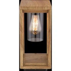 Globo Außenleuchte Candela 1-flammig Holzoptik 150 X 150 X 350 Mm 15 Globo Außenleuchte Candela 1-flammig Holzoptik 150 X 150 X 350 Mm -Globo Deutschland Verkaufsgeschäft 9007371421961 3749 S 05