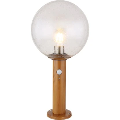 Globo Außenleuchte Mit Bewegungsmelder Ossy 1-flammig Holzoptik 250 X 500 Mm 2 Globo Außenleuchte Mit Bewegungsmelder Ossy 1-flammig Holzoptik 250 X 500 Mm – Bild 2