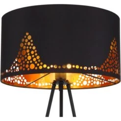 Globo Stehlampe Ingeborg 1-flammig Schwarz Matt 605 X 1500 Mm -Globo Deutschland Verkaufsgeschäft 9007371426508 3749 CU 02