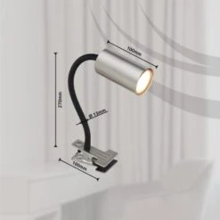 Globo Klemmstrahler Robby 1-flammig Nickel Matt 290 X 100 X 415 Mm 7 Globo Klemmstrahler Robby 1-flammig Nickel Matt 290 X 100 X 415 Mm -Globo Deutschland Verkaufsgeschäft 9007371430888 3749 S 03