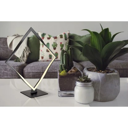 Globo LED-Tischlampe 1-flammig Schwarz Matt 420 X 140 X 445 Mm 1 Globo LED-Tischlampe 1-flammig Schwarz Matt 420 X 140 X 445 Mm