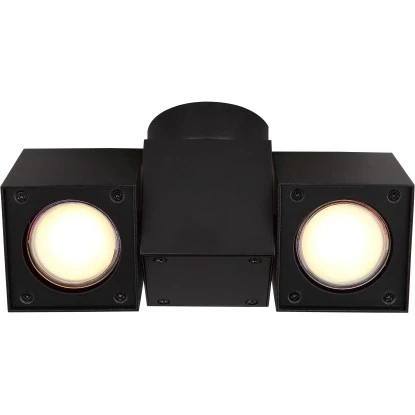 Globo Strahler 2-flammig Schwarz Matt 217 X 70 X 105 Mm 3 Globo Strahler 2-flammig Schwarz Matt 217 X 70 X 105 Mm – Bild 3