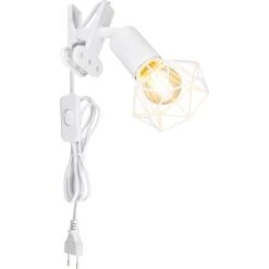 Globo Klemmstrahler Xara I 1-flammig Weiß Matt 170 X 92 X 180 Mm -Globo Deutschland Verkaufsgeschäft 9007371432103 3749 S 04