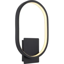 Globo LED-Außenleuchte 1-flammig Schwarz Matt 200 X 320 Mm