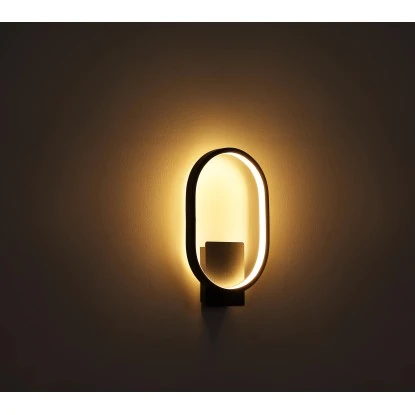 Globo LED-Außenleuchte 1-flammig Schwarz Matt 200 X 320 Mm 5 Globo LED-Außenleuchte 1-flammig Schwarz Matt 200 X 320 Mm – Bild 5