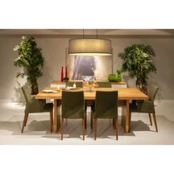 Globo Pendelleuchte Nathan 2-flammig Schwarz Matt 750 X 220 X 1200 Mm