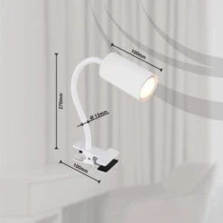 Globo Klemmstrahler Robby 1-flammig Weiß Matt 290 X 100 X 415 Mm 7 Globo Klemmstrahler Robby 1-flammig Weiß Matt 290 X 100 X 415 Mm -Globo Deutschland Verkaufsgeschäft 9007371433889 3749 S 03