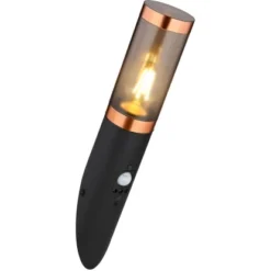 Globo Außenleuchte Mit Bewegungsmelder Boston 1-flg. Schwarz-Rauchfarb. 7,6x41cm 13 Globo Außenleuchte Mit Bewegungsmelder Boston 1-flg. Schwarz-Rauchfarb. 7,6x41cm -Globo Deutschland Verkaufsgeschäft 9007371433926 3749 S 01