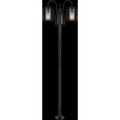 Globo Außenleuchte 3-flammig Schwarz Matt 485 X 1800 Mm -Globo Deutschland Verkaufsgeschäft 9007371435180 3749 S 02