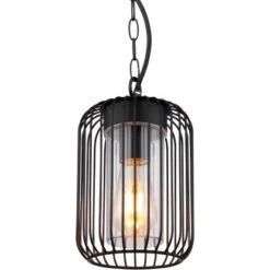 Globo Außenleuchte 1-flammig Schwarz Matt 160 X 755 Mm -Globo Deutschland Verkaufsgeschäft 9007371435340 3749 CU 01