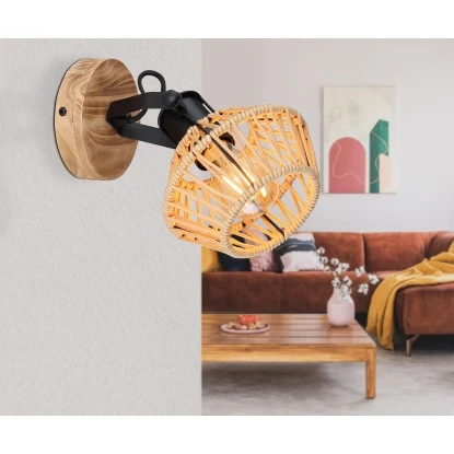 Globo Strahler Valli 1-flammig Dunkelbraun 160 X 220 Mm 1 Globo Strahler Valli 1-flammig Dunkelbraun 160 X 220 Mm