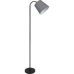 Globo Stehlampe Nathan 1-flammig Schwarz Matt 490 X 220 X 1710 Mm -Globo Deutschland Verkaufsgeschäft 9007371436446 3749 S 02