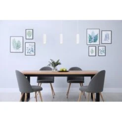 Globo Pendelleuchte Robby 1-flammig Weiß 90 X 90 X 1200 Mm