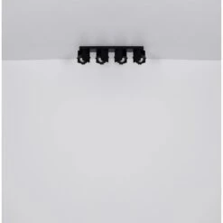 Globo Strahler Rory 3-flammig Schwarz Matt 434 X 84 X 157 Mm -Globo Deutschland Verkaufsgeschäft 9007371436804 3749 S 07