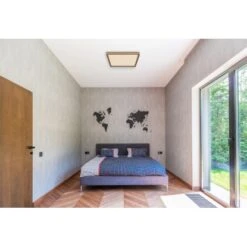 Globo LED-Deckenleuchte Cinderella 1-flammig Weiß Matt 450 X 450 X 85 Mm