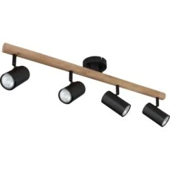 Globo Strahler Herti 4-flammig Dunkelbraun 770 X 100 X 195 Mm -Globo Deutschland Verkaufsgeschäft 9007371437344 3749 S 02