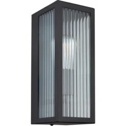 Globo Deutschland Verkaufsgeschäft 4 Globo Außenleuchte 1-flammig Schwarz Matt 12 Cm X 32 Cm