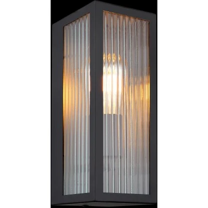 Globo Außenleuchte 1-flammig Schwarz Matt 12 Cm X 32 Cm 2 Globo Außenleuchte 1-flammig Schwarz Matt 12 Cm X 32 Cm – Bild 2