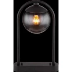 Globo Außenleuchte 1-flammig Schwarz Matt-Rauchfarben 319 X 450 Mm -Globo Deutschland Verkaufsgeschäft 9007371438389 3749 2