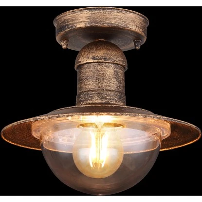 Globo Außenleuchte Linda 1-flammig Rostfarben 236 X 215 Mm 4 Globo Außenleuchte Linda 1-flammig Rostfarben 236 X 215 Mm – Bild 4